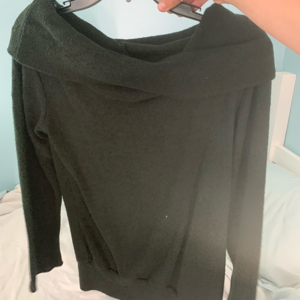 Off the shoulder sweater